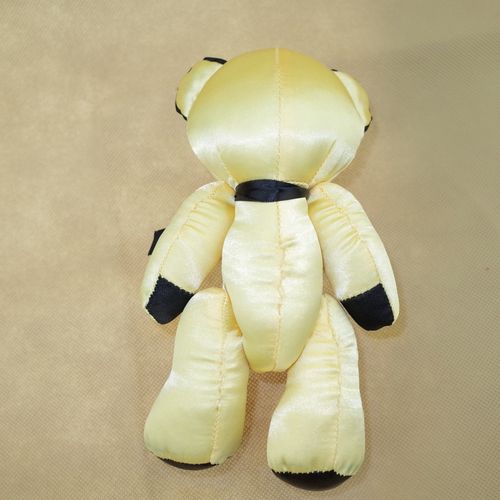 15cm金色关节熊 公司礼品吉祥物定制 特色布艺公仔玩具加工